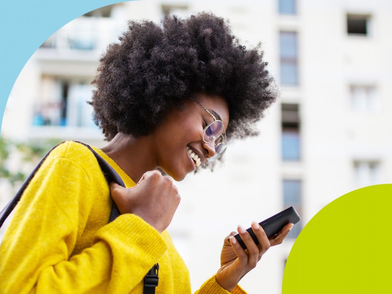 lady looking through fence